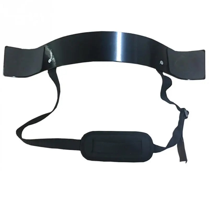 The JB Muscle™ Arm Blaster: Bicep Isolator by JB Muscle is a sleek black arm blaster with an adjustable strap and padded section, designed specifically to maximize bicep growth.
