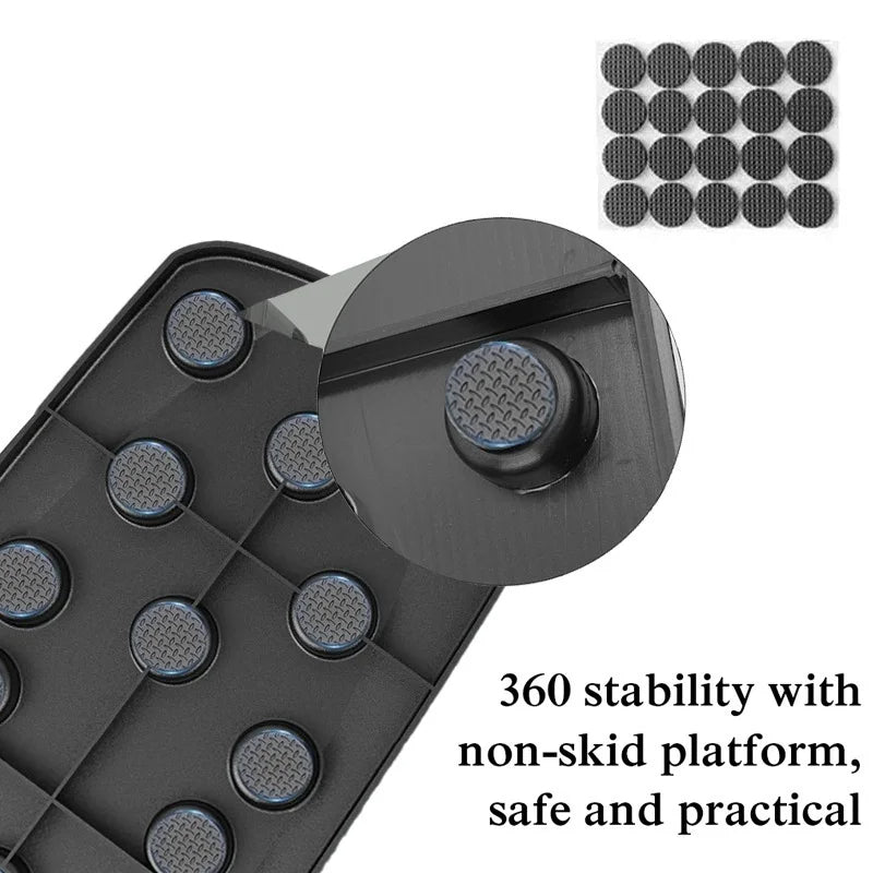 Non-slip balance board with 360-degree stability for exercise and coordination training, ideal for enhancing your home gym with the JB Muscle™ Push Up Board: Elite System Home Gym Strength Training.