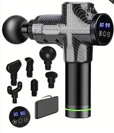 JB-Muscle™ 30 Level Massage Gun for Deep Tissue Muscle Recovery, Fascia Therapy & Pain Relief – Quiet Percussion Massager for Men & Women