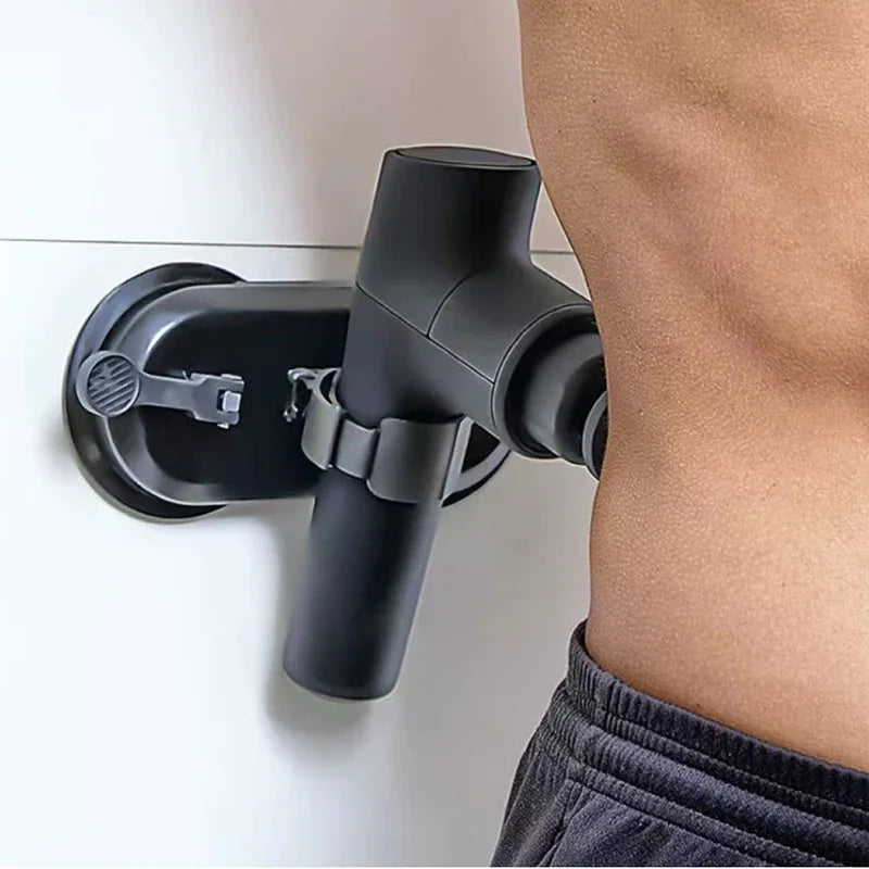 JB-Muscle™ Massage Gun Bracket with Double Suction Base – Hands-Free Fascia Gun Holder for Muscle Recovery, Deep Tissue Massage & Home Gym Use
