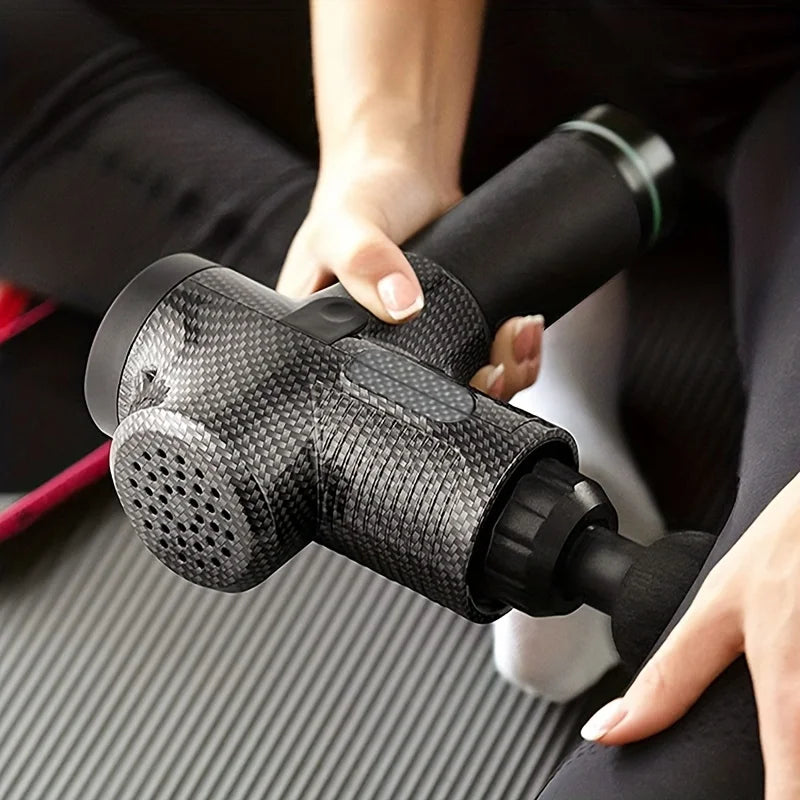 JB-Muscle™ 30 Level Massage Gun for Deep Tissue Muscle Recovery, Fascia Therapy & Pain Relief – Quiet Percussion Massager for Men & Women