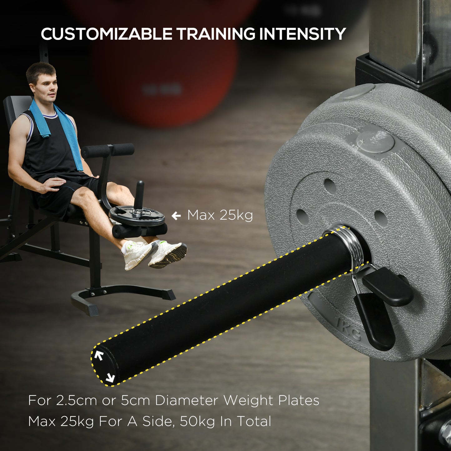 Power Rack with Cable Pulley & Adjustable Weight Bench for Home Gym – JB-Muscle™ Multifunction Strength Training System