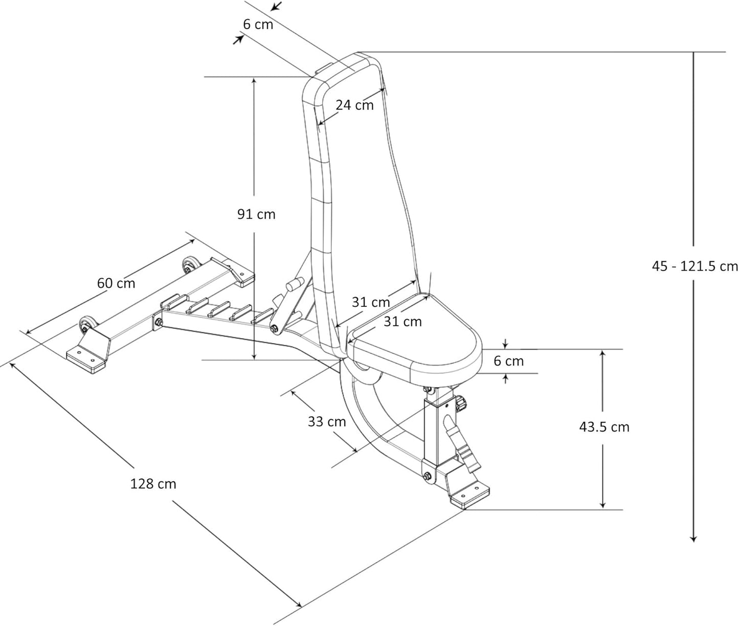 RIP X Fully Adjustable Flat | Incline | Decline FID Weight Bench – JB-Muscle™ Heavy-Duty Adjustable Bench for Home Gym & Strength Training