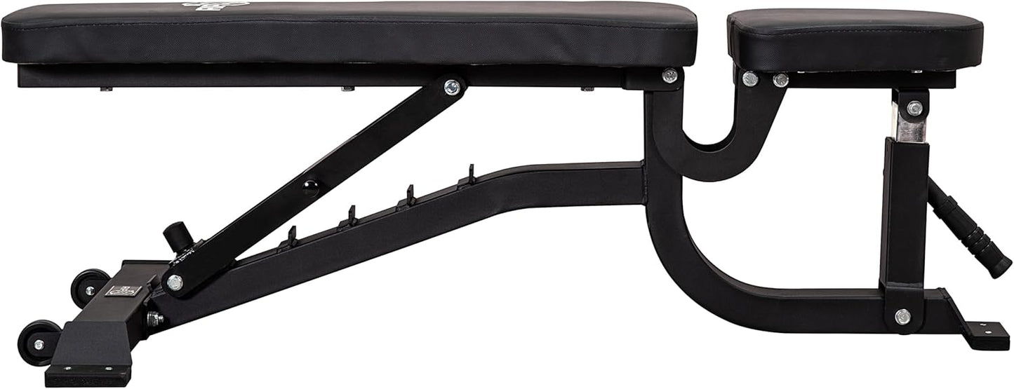 RIP X Fully Adjustable Flat | Incline | Decline FID Weight Bench – JB-Muscle™ Heavy-Duty Adjustable Bench for Home Gym & Strength Training