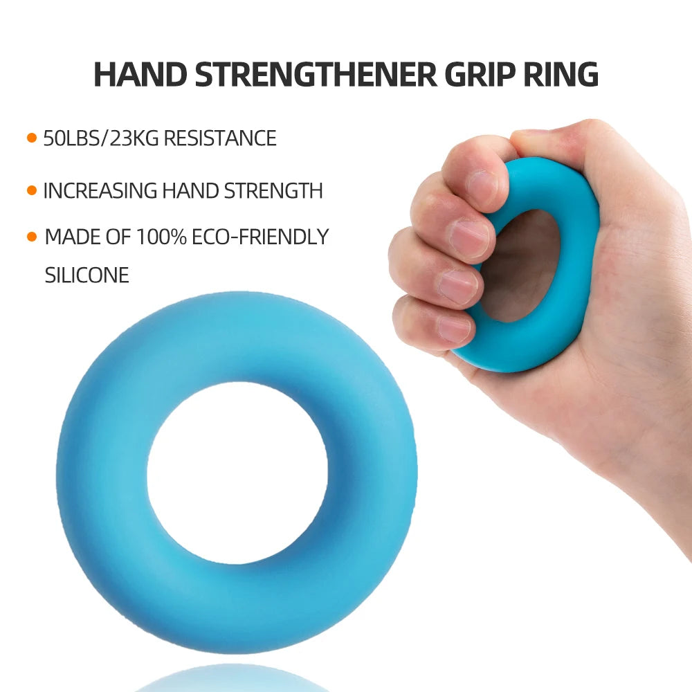 JB Muscle™ Hand Gripper: Dynamic Arm Strength Trainer grip ring.