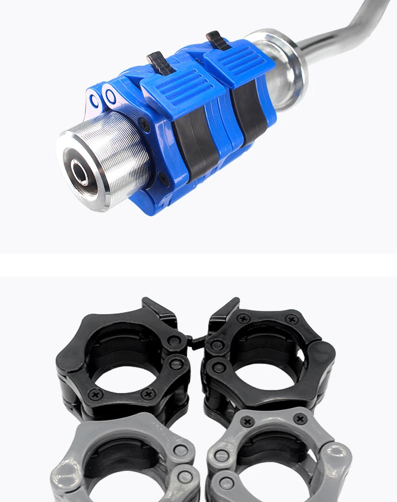 Pair of Barbell Collars Locking Clips for 25mm & 50mm Bars – JB-Muscle™ Quick-Release Dumbbell & Barbell Clamps for Secure Weight Lifting, Bodybuilding & Powerlifting Safety