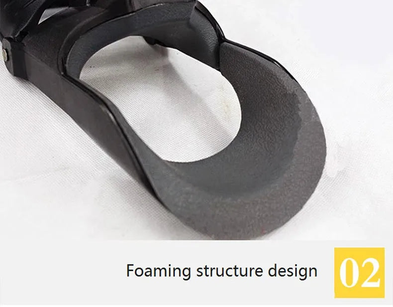 Close-up of the JB Muscle Hand Grip Exerciser with a foaming structure design displayed on a white surface, highlighting its adjustable anti-slip grip—perfect for forearm strength, wrist power, and arm training.