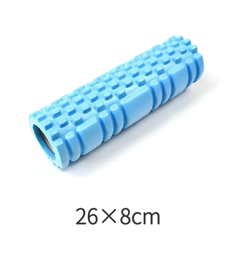 A JB Muscle™ Ultimate Foam Roller for Deep Tissue Massage on a white background for physical fitness and muscle recovery.