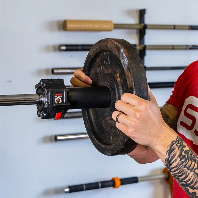 JB-Muscle™ Olympic Barbell Adapter Sleeves 25mm to 50mm – Convert Standard Bars & Weight Posts to Olympic Size | Secure Nylon Fit, Hex Bolt Lock, Heavy-Duty Gym Upgrade for Barbells & Machines