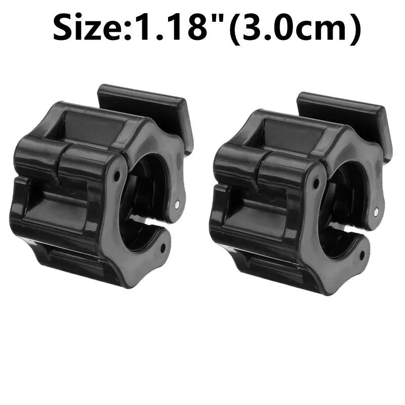 Pair of Barbell Collars Locking Clips for 25mm & 50mm Bars – JB-Muscle™ Quick-Release Dumbbell & Barbell Clamps for Secure Weight Lifting, Bodybuilding & Powerlifting Safety