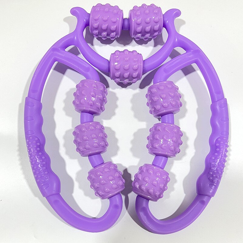 A JB Muscle™ Leg Clamp Massager: Relaxing Roller for Yoga  | Body Massager with two balls on it.