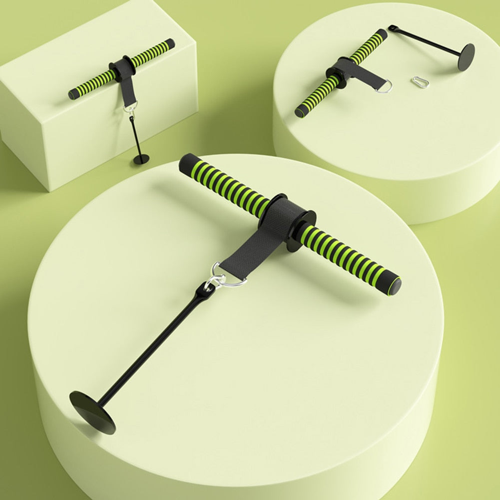 A pair of JB Muscle™ Wrist Forearm Exerciser: Arm Strength Trainer handles on top of a white plate.