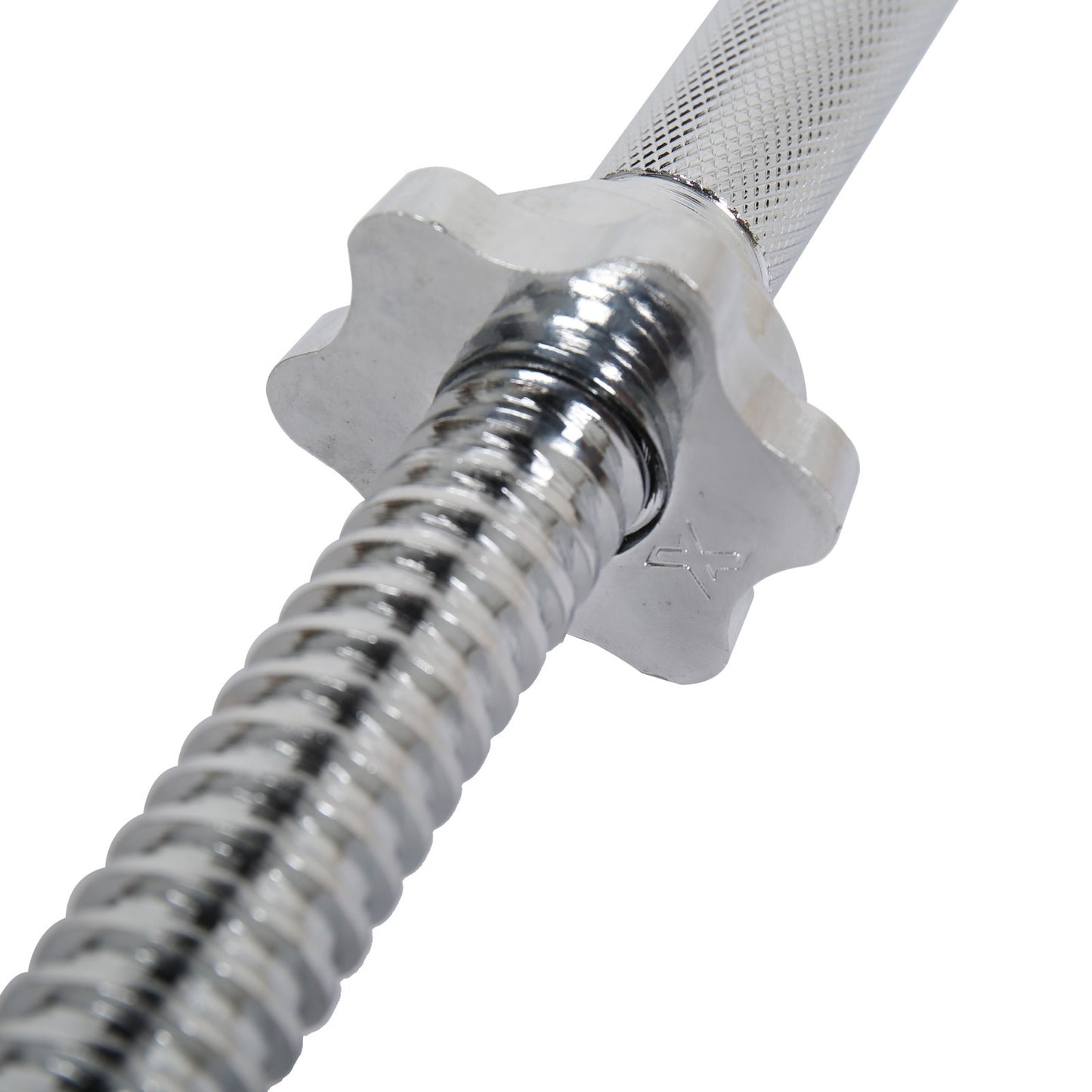 JB‑Muscle Standard 1″ Barbell with Spinlock Collars – 4 ft, 5 ft, 6 ft & 7 ft Chrome Gym Bar | Home Gym Friendly