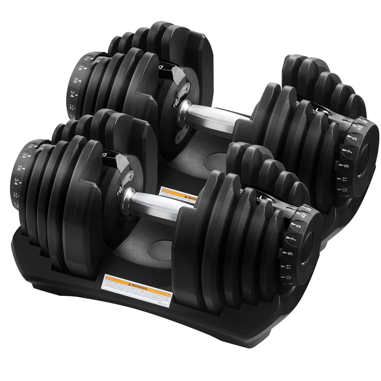 JB-Muscle™ Adjustable Dumbbells Set 24KG / 40KG – Instant Weight Change Home Gym Fitness Equipment for Strength, Fat Loss & Muscle Building Workouts