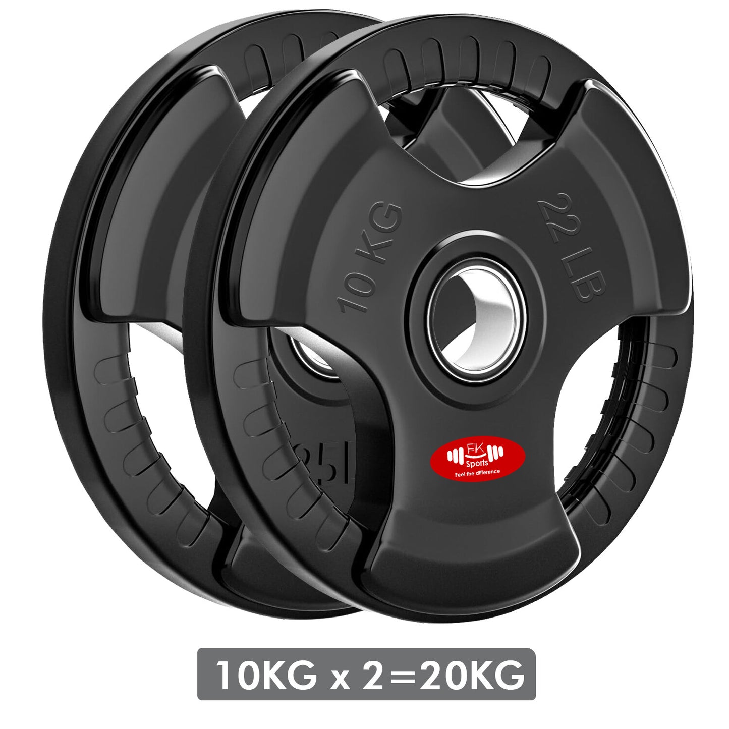 JB-Muscle™ Olympic Weight Plates Set – Cast Iron & Rubber-Coated Discs for Home & Commercial Gyms, Strength Training, Powerlifting & Bodybuilding