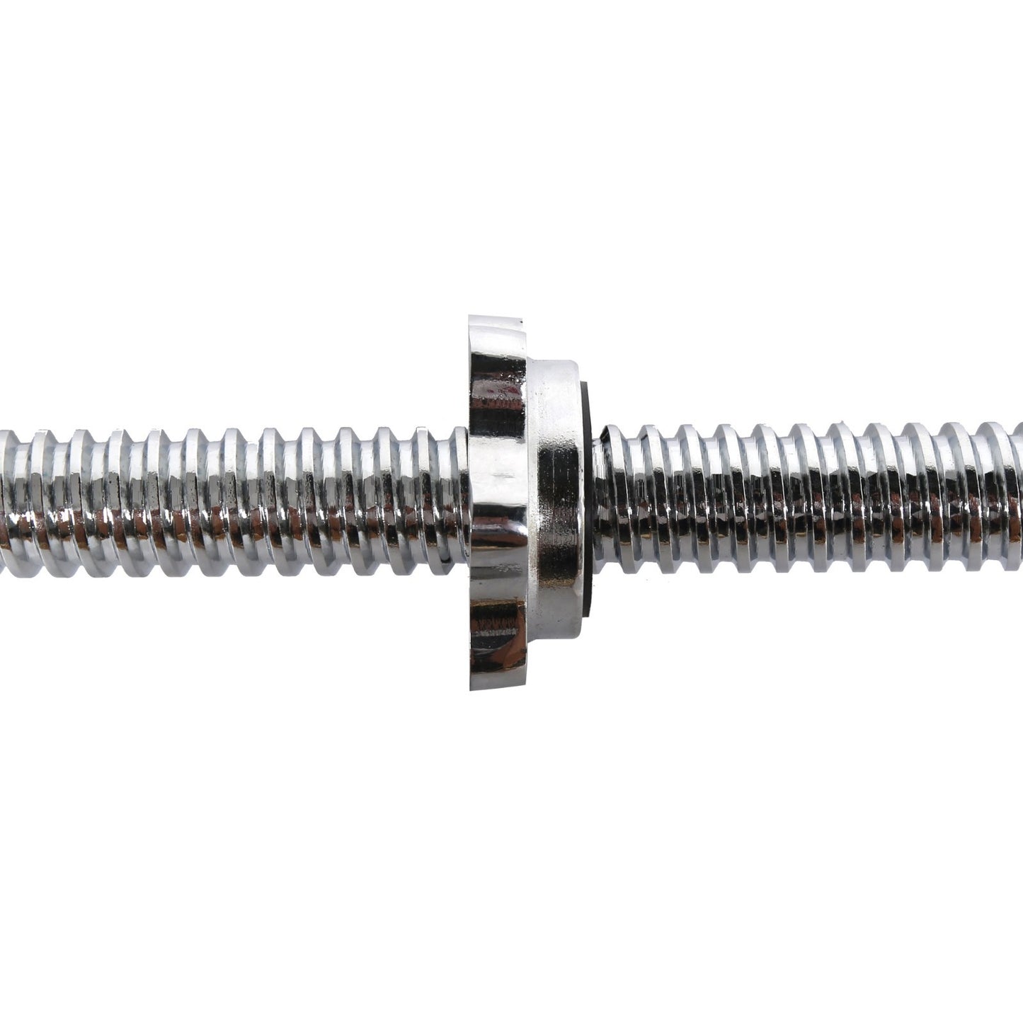 JB‑Muscle Standard 1″ Barbell with Spinlock Collars – 4 ft, 5 ft, 6 ft & 7 ft Chrome Gym Bar | Home Gym Friendly