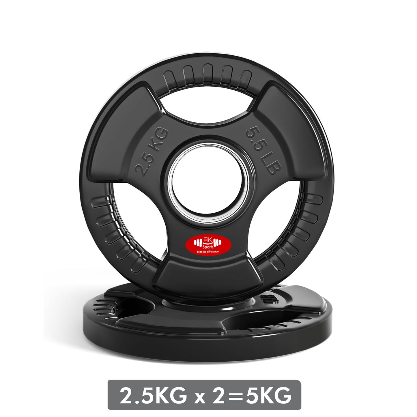 JB-Muscle™ Olympic Weight Plates Set – Cast Iron & Rubber-Coated Discs for Home & Commercial Gyms, Strength Training, Powerlifting & Bodybuilding