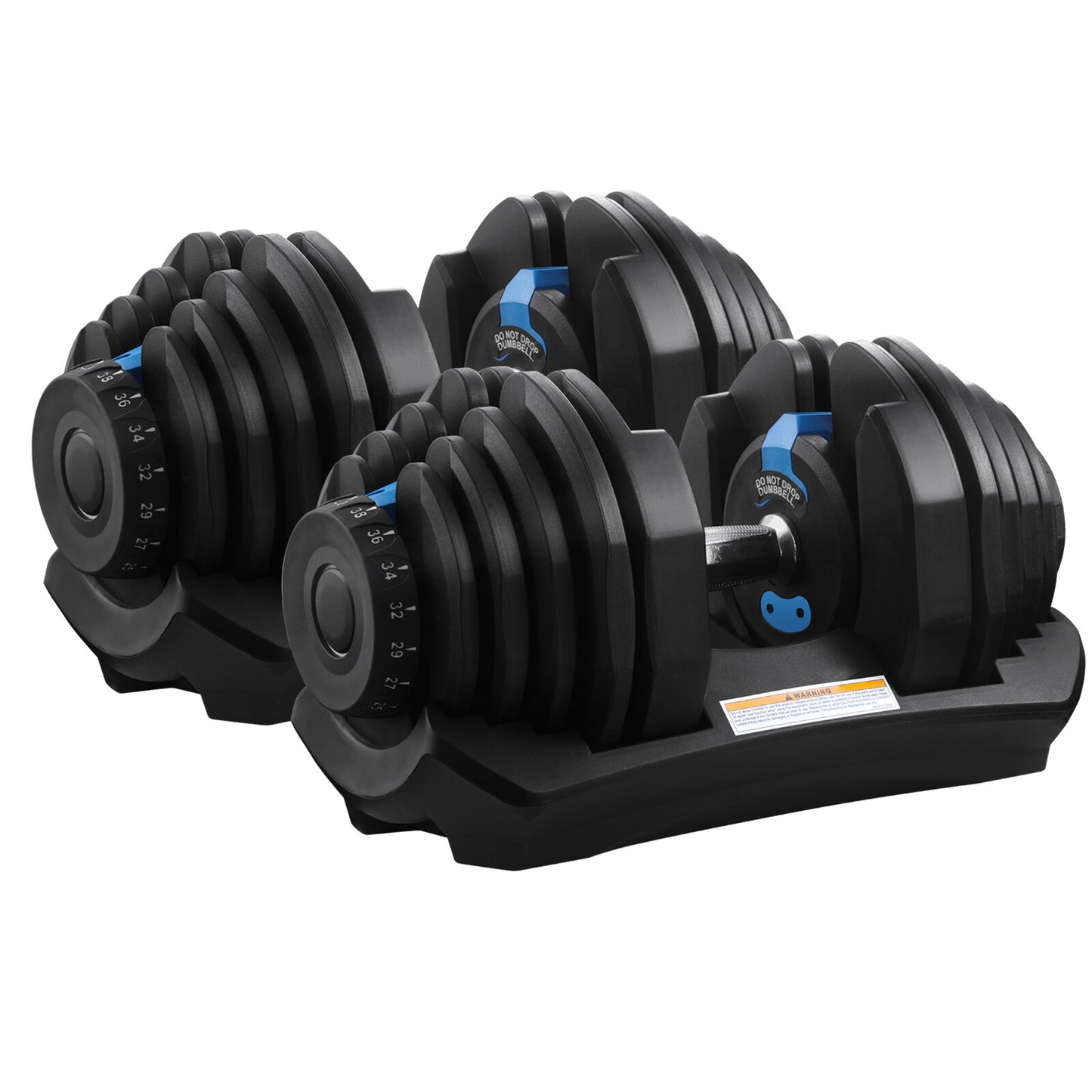JB-Muscle™ Adjustable Dumbbells Set 24KG / 40KG – Instant Weight Change Home Gym Fitness Equipment for Strength, Fat Loss & Muscle Building Workouts
