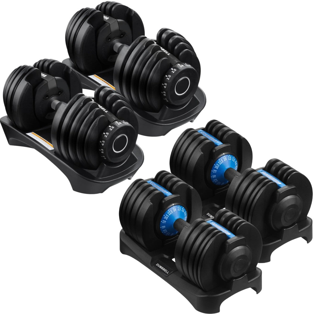 JB-Muscle™ Adjustable Dumbbells Set 24KG / 40KG – Instant Weight Change Home Gym Fitness Equipment for Strength, Fat Loss & Muscle Building Workouts