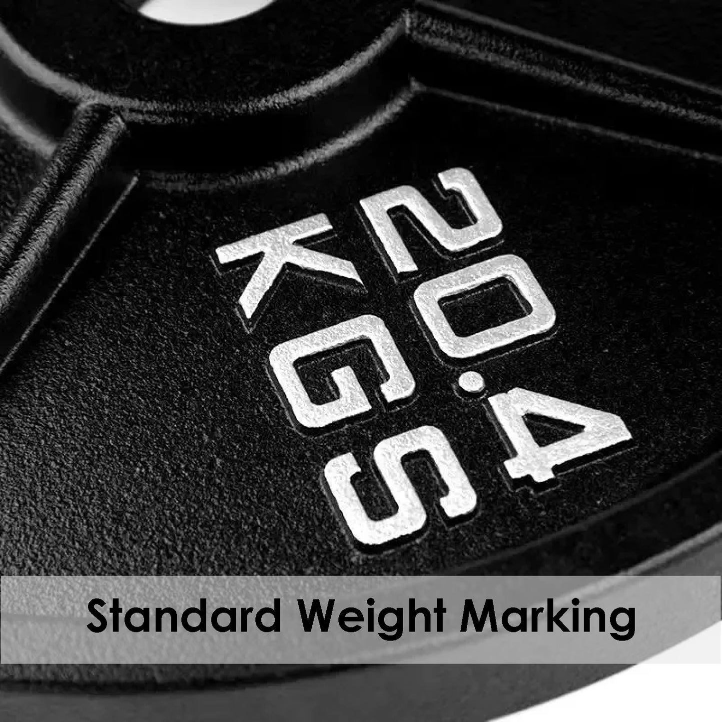 JB-Muscle™ Cast Iron Olympic Weight Plates 2” – Heavy-Duty Barbell & Dumbbell Discs for Strength Training, Home & Gym Workouts (2.5kg–25kg)