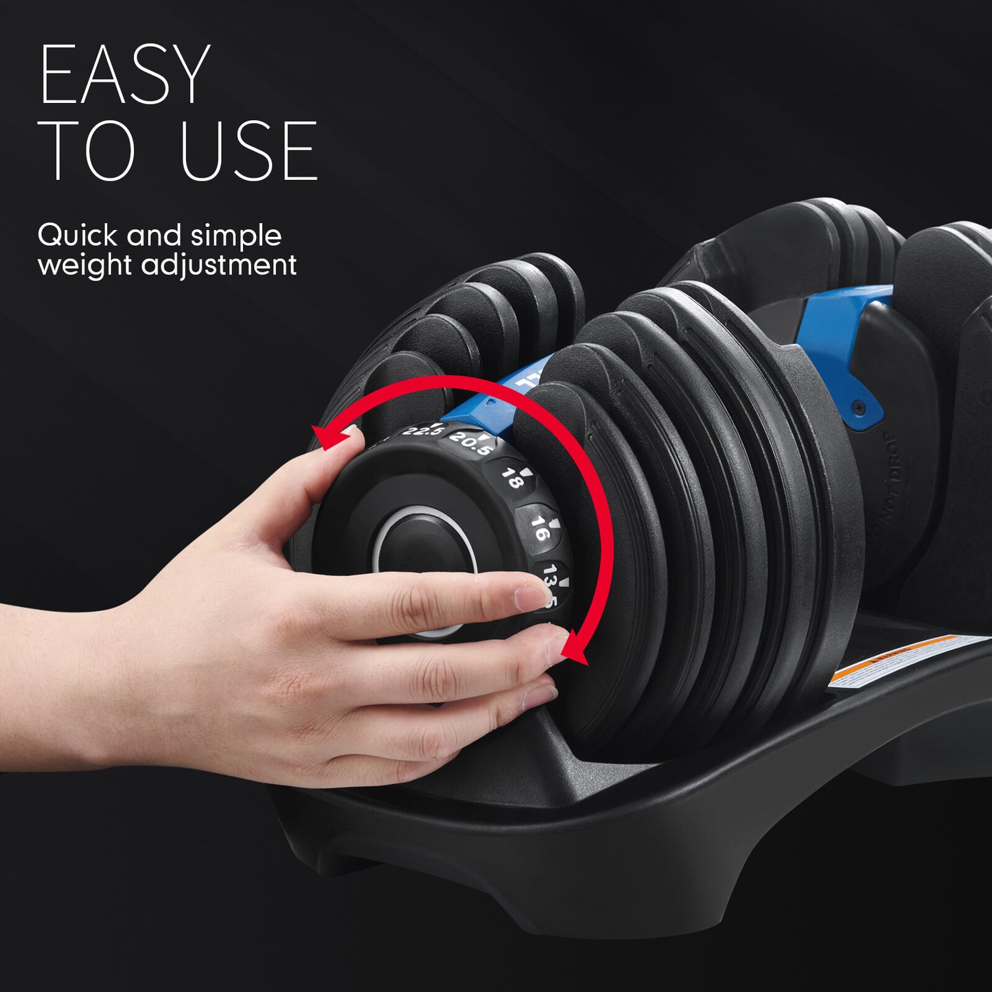 JB-Muscle™ Adjustable Dumbbells Set 24KG / 40KG – Instant Weight Change Home Gym Fitness Equipment for Strength, Fat Loss & Muscle Building Workouts