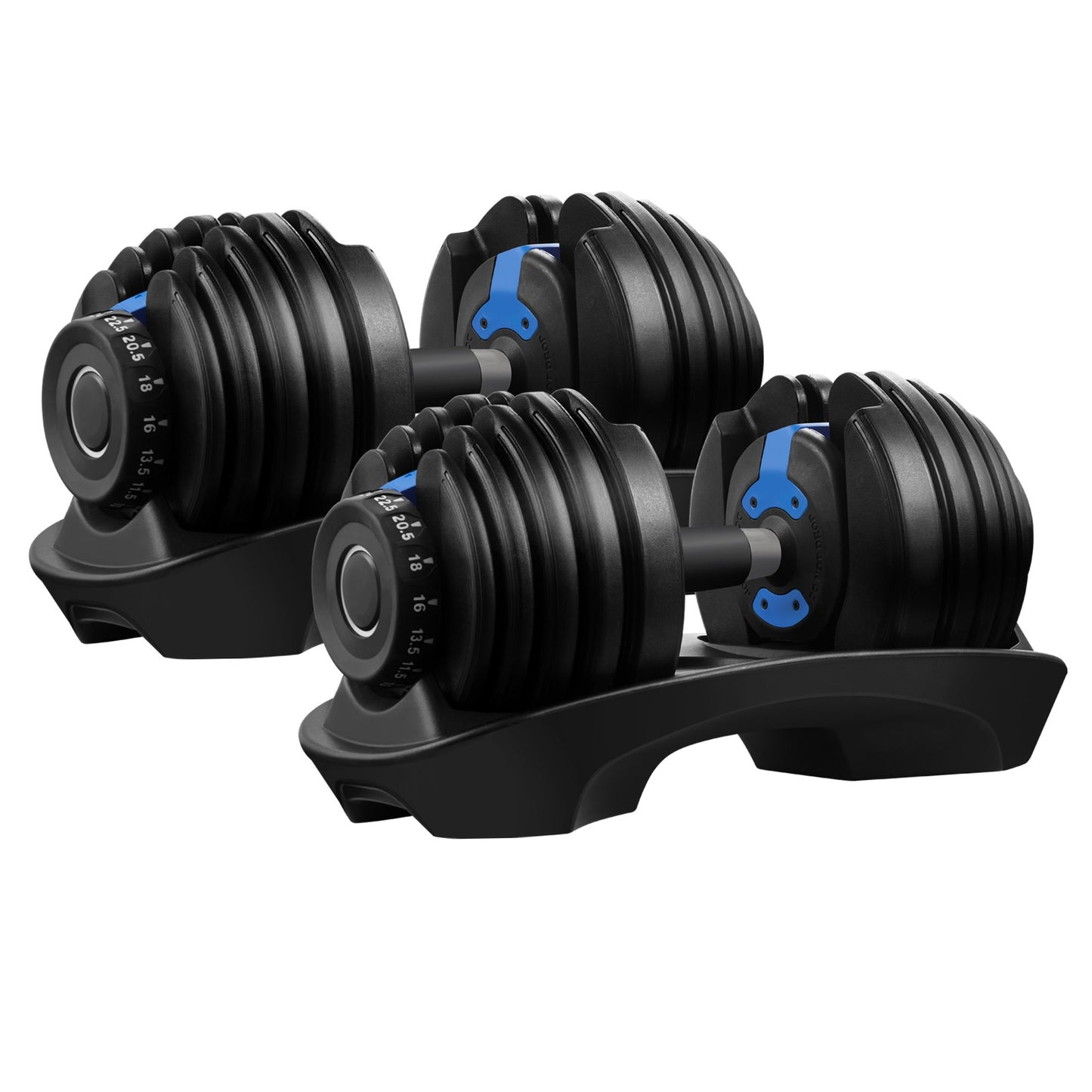 JB-Muscle™ Adjustable Dumbbells Set 24KG / 40KG – Instant Weight Change Home Gym Fitness Equipment for Strength, Fat Loss & Muscle Building Workouts