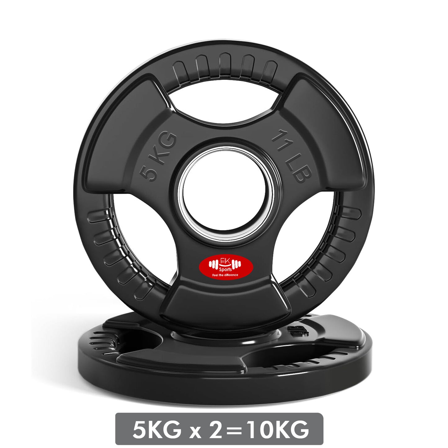 JB-Muscle™ Olympic Weight Plates Set – Cast Iron & Rubber-Coated Discs for Home & Commercial Gyms, Strength Training, Powerlifting & Bodybuilding