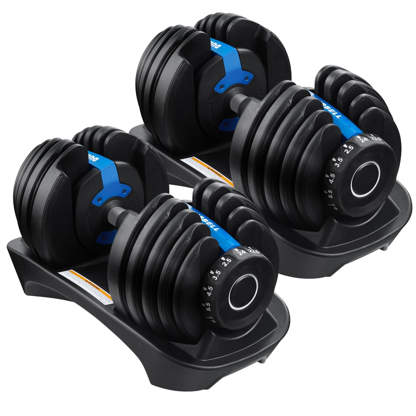 JB-Muscle™ Adjustable Dumbbells Set 24KG / 40KG – Instant Weight Change Home Gym Fitness Equipment for Strength, Fat Loss & Muscle Building Workouts