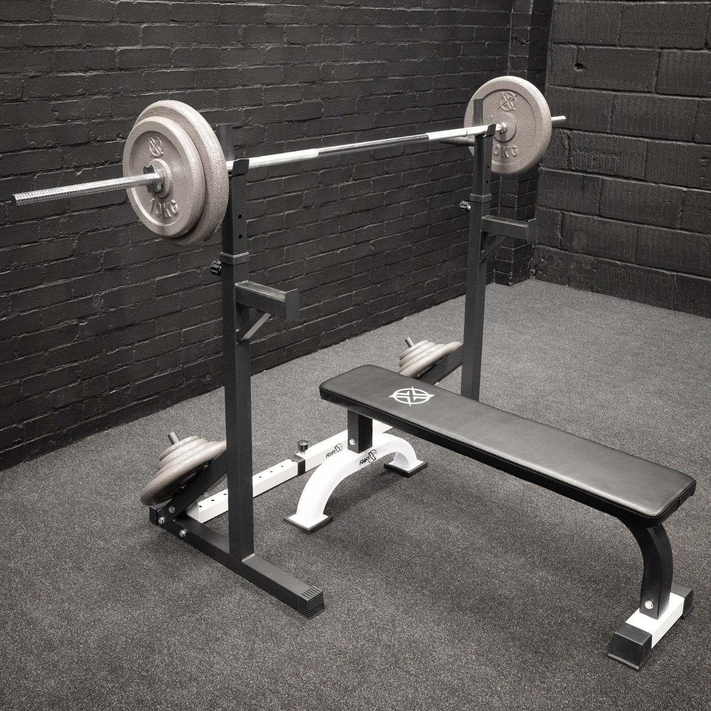 JB‑Muscle Standard 1″ Barbell with Spinlock Collars – 4 ft, 5 ft, 6 ft & 7 ft Chrome Gym Bar | Home Gym Friendly